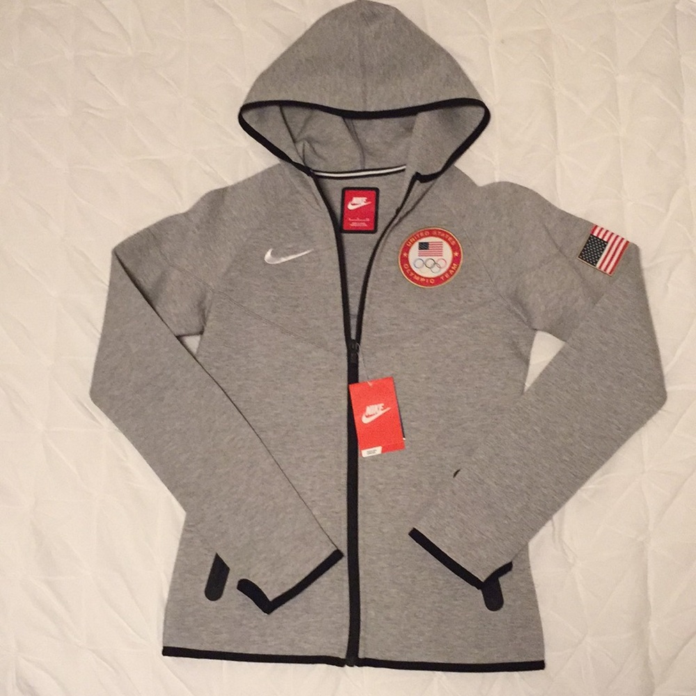Nike Gray Women's Sweater with Black Accents